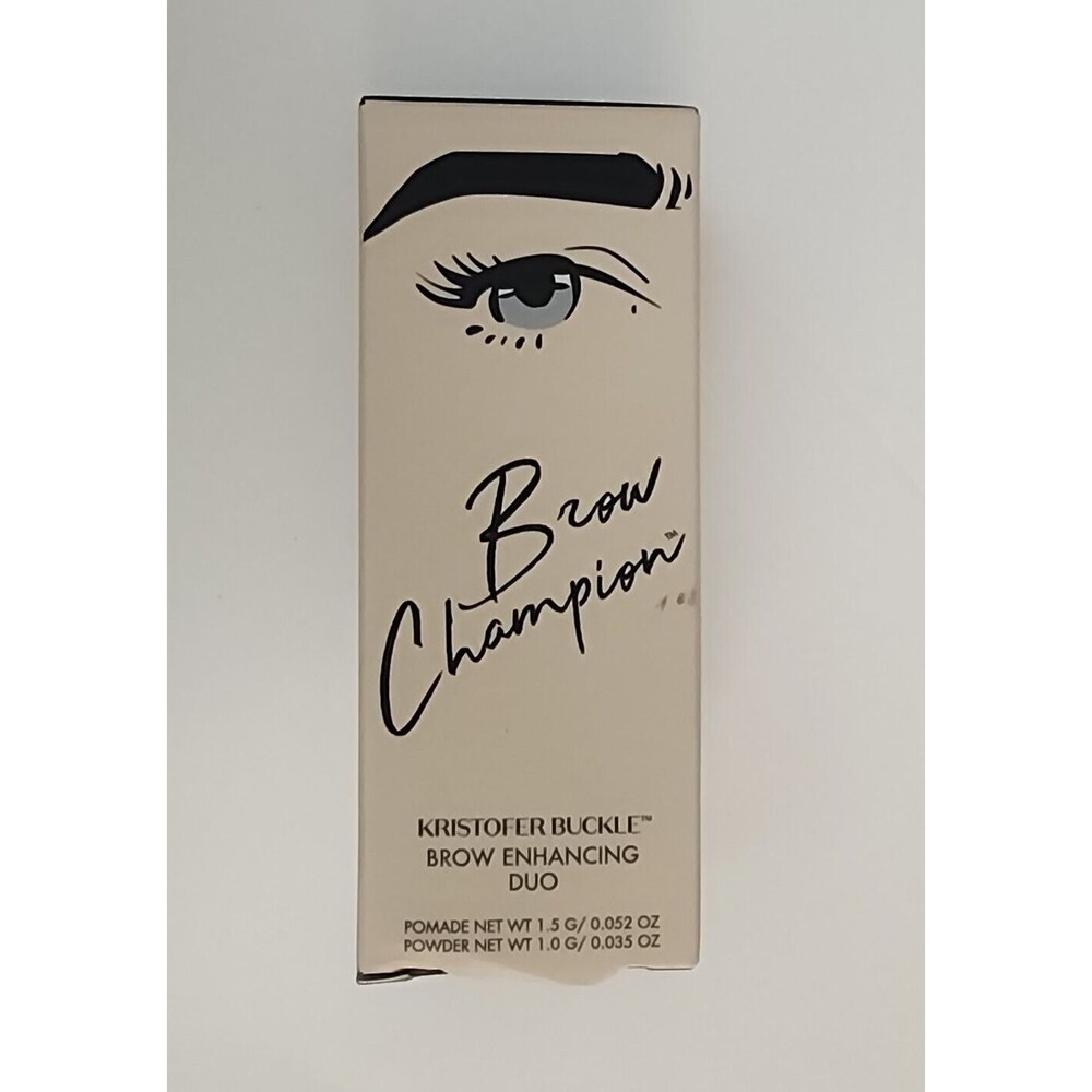 Kristofer Buckle Brow Champion Brow Enhancing Duo Pomade Powder ~ BLONDE ~ NEW!!